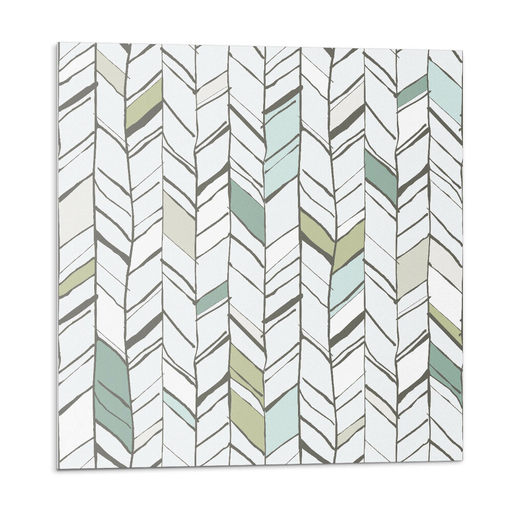 Kafelki samoprzylepne Wzór liści w paski