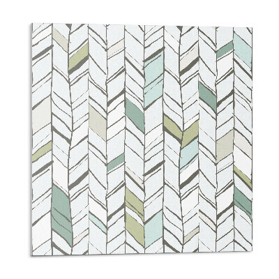 Kafelki samoprzylepne Wzór liści w paski