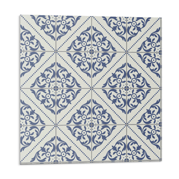 Kafelki samoprzylepne Wzór z kwiatowymi motywami