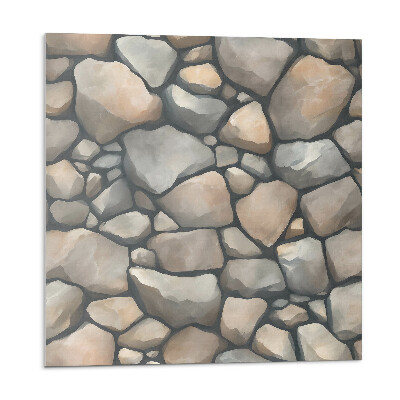 Samoprzylepne płytki Wzór kamieni na tle