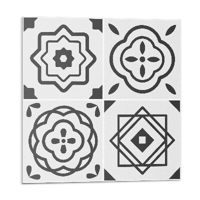 Płytki ścienne Wzory geometryczne w kwadratach
