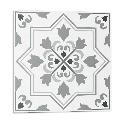 Kafelki samoprzylepne Wzór z kwiatowymi motywami