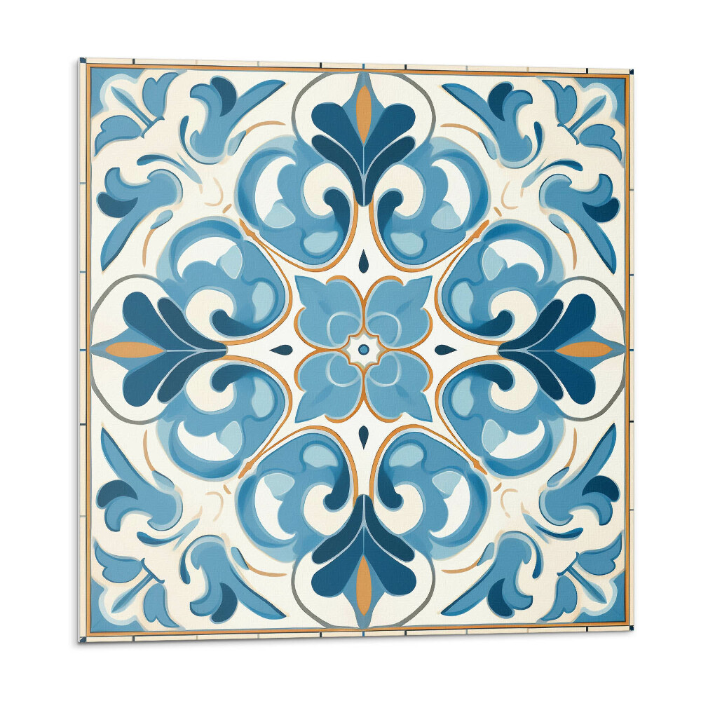 Samoprzylepne płytki Wzór roślinny w symetrii