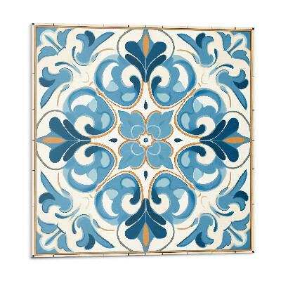 Samoprzylepne płytki Wzór roślinny w symetrii