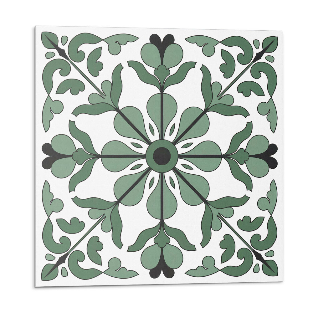 Samoprzylepne płytki Wzór roślinny z symetrią