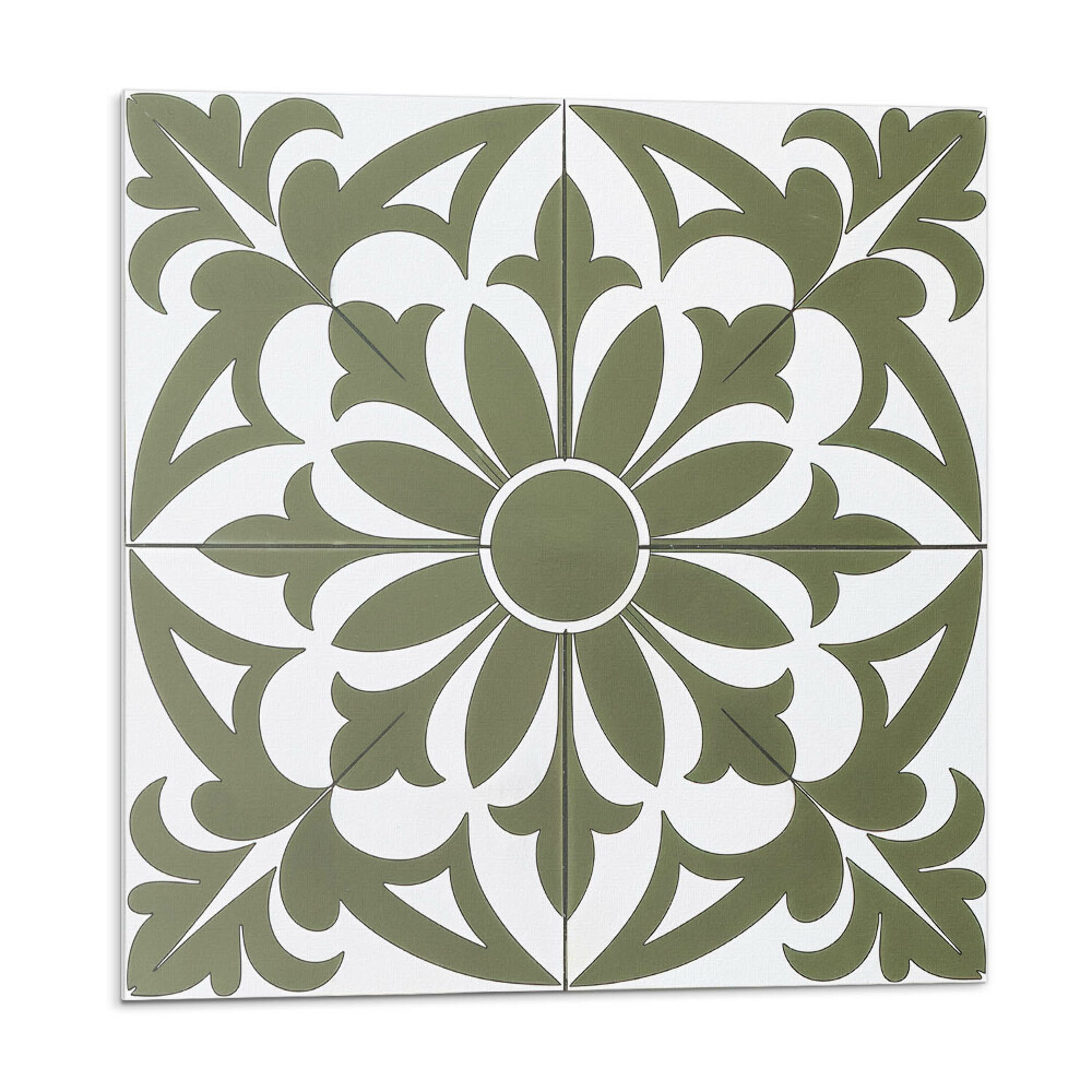 Kafelki samoprzylepne Kwiatowy wzór z liśćmi