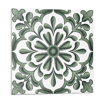 Kafelki samoprzylepne Motyw roślinny w okręgu