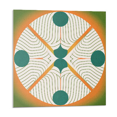 Samoprzylepne płytki Abstrakcyjny wzór okrągły