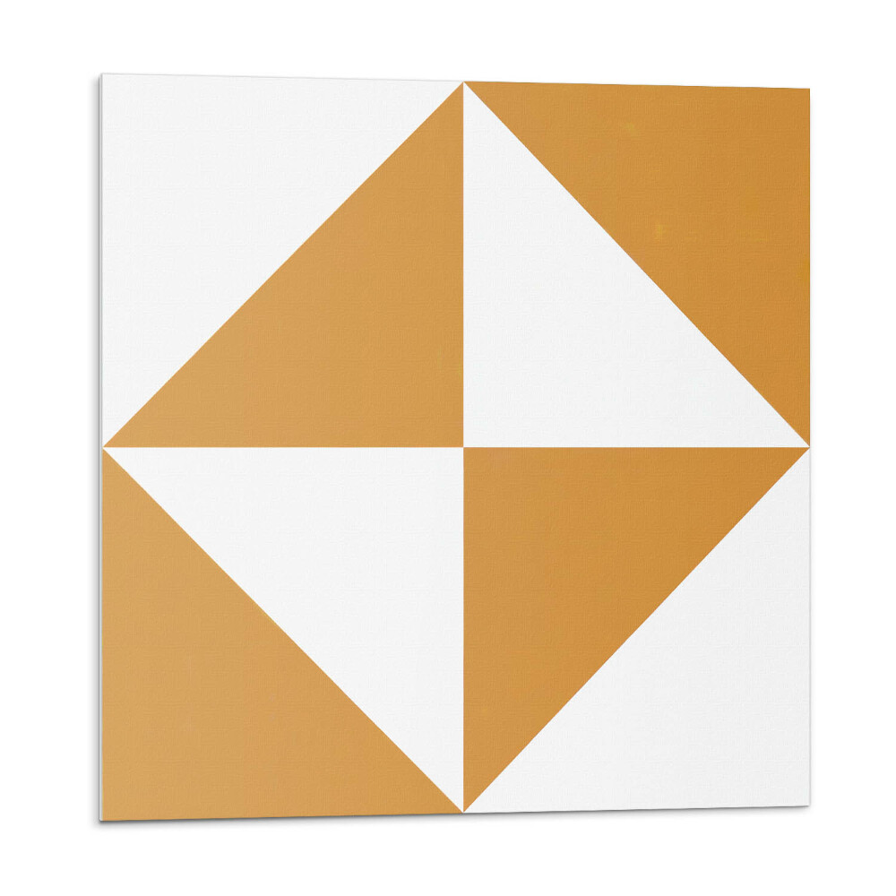 Kafelki samoprzylepne Geometryczne trójkąty w kwadratach