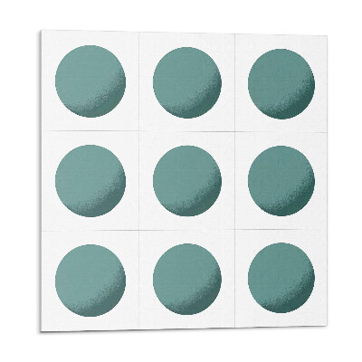 Płytki ścienne Geometryczne okręgi w siatce