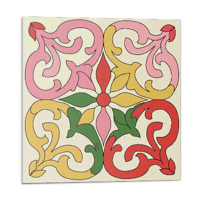 Płytki ścienne Wzór kwiatowy z ornamentami