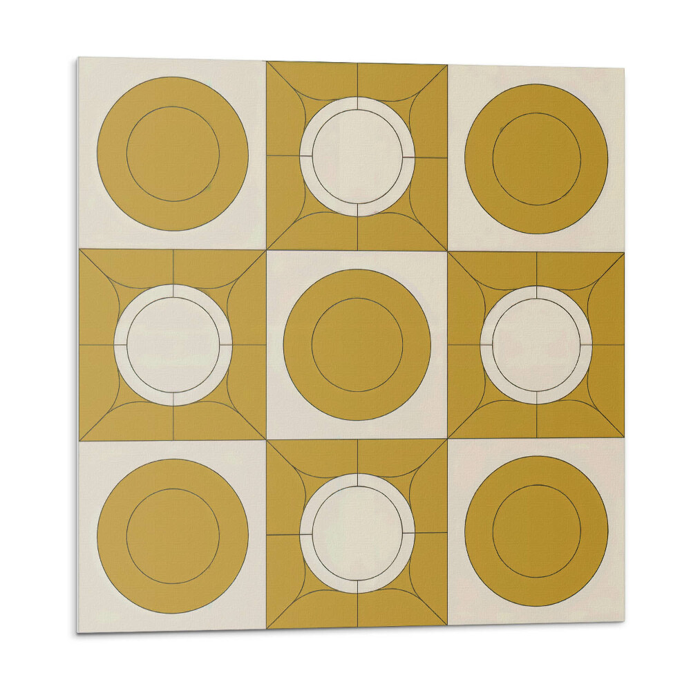 Kafelki samoprzylepne Geometryczny wzór z okręgami