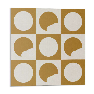 Kafelki samoprzylepne Abstrakcyjne koła z ubytkami