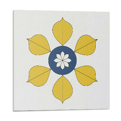 Płytki ścienne Kwiatowy wzór z liśćmi