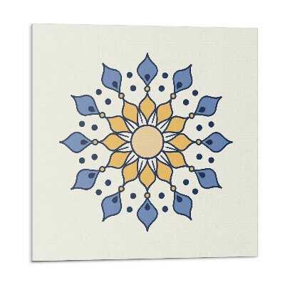 Kafelki samoprzylepne Mandala z kwiatowymi wzorami