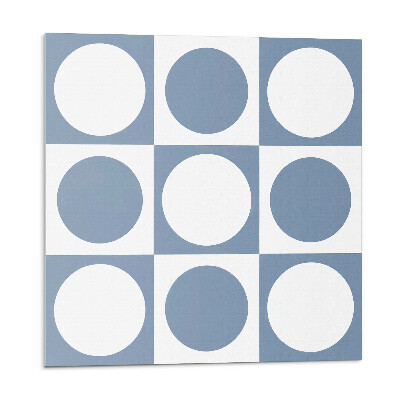 Kafelki samoprzylepne Geometryczne okręgi w siatce