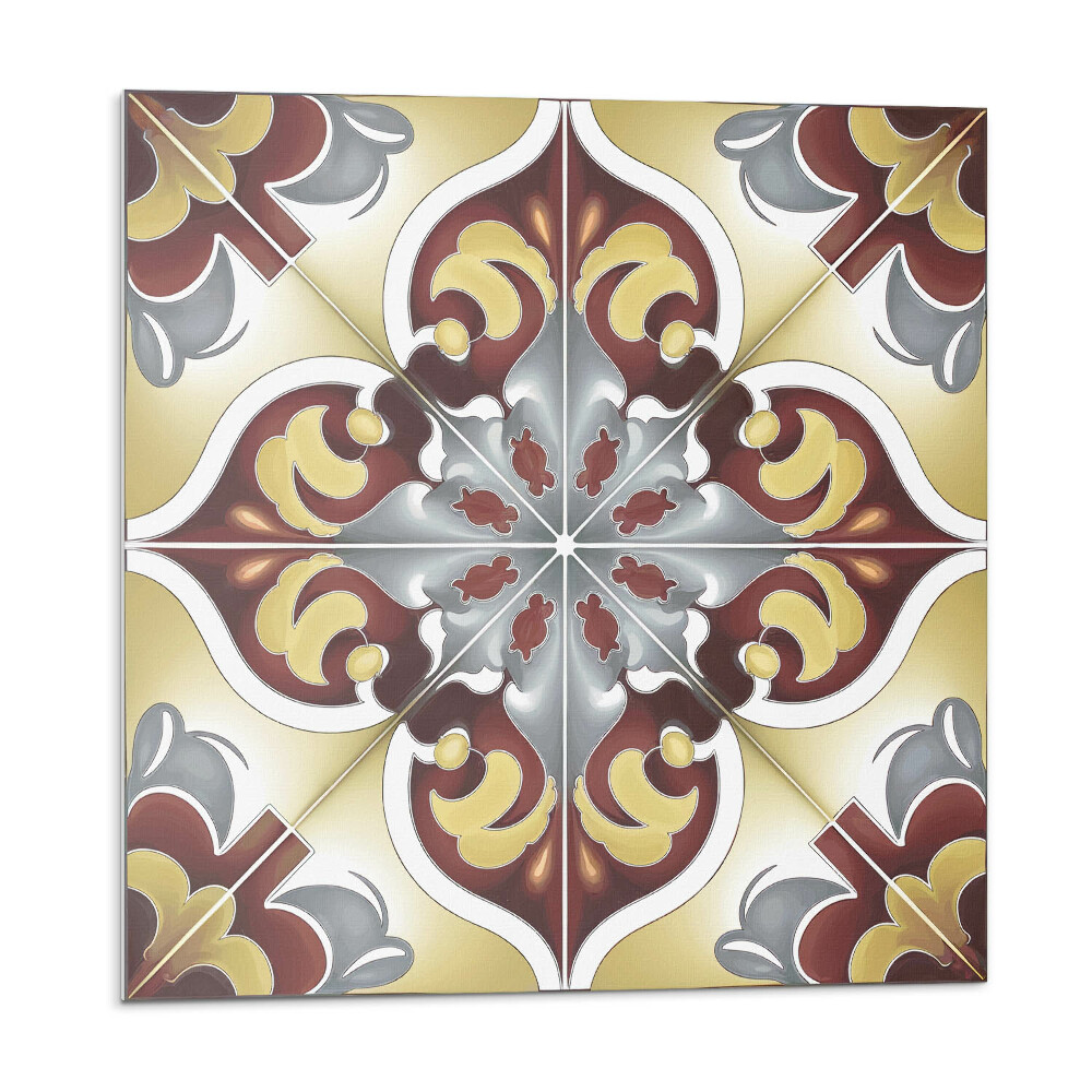 Płytki ścienne Wzór dekoracyjny z motywem kwiatowym