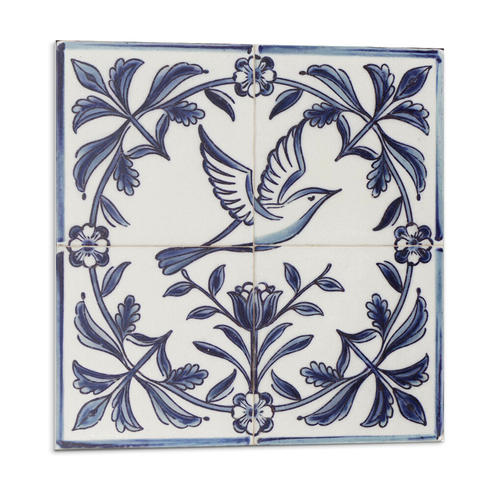 Samoprzylepne płytki Motyw ptaka wśród roślin