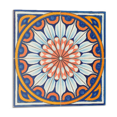 Samoprzylepne płytki Wzór kwiatowy z detalami