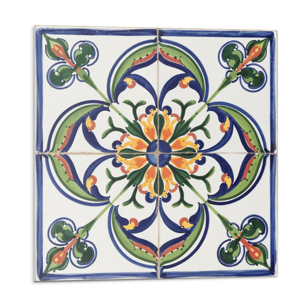 Kafelki samoprzylepne Kwiatowy wzór na kafelku