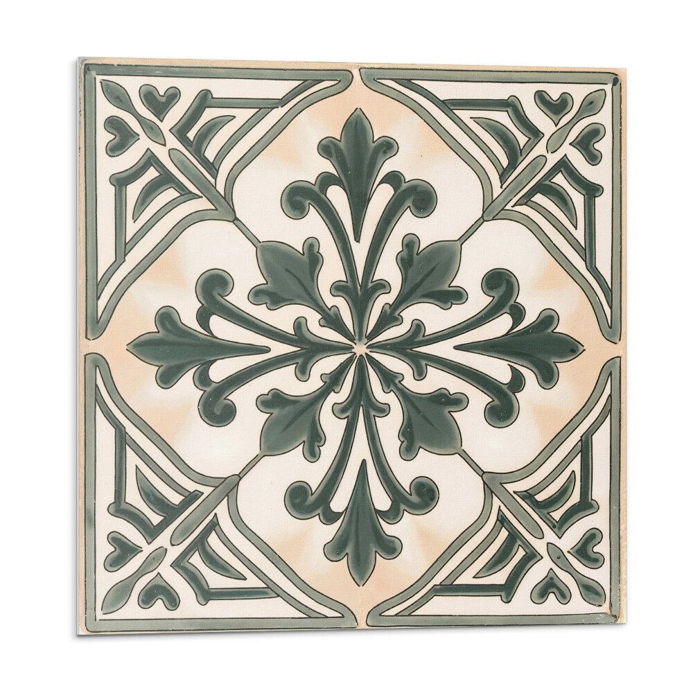 Samoprzylepne płytki Wzór roślinny w kwadracie