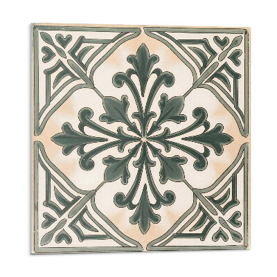 Samoprzylepne płytki Wzór roślinny w kwadracie