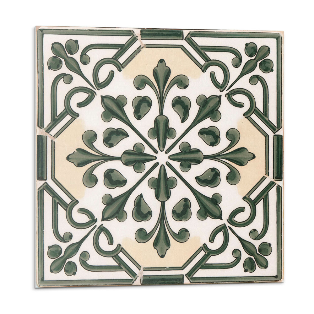 Kafelki samoprzylepne Wzór roślinny na płytce