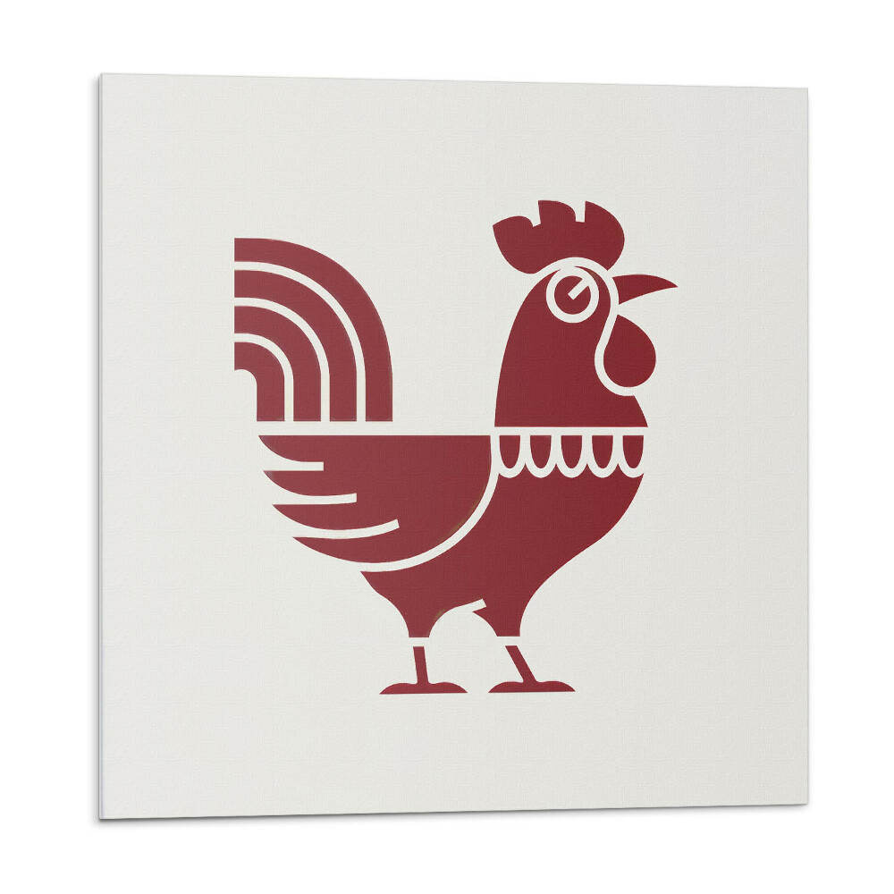 Samoprzylepne płytki Stylizowany kogut w grafice