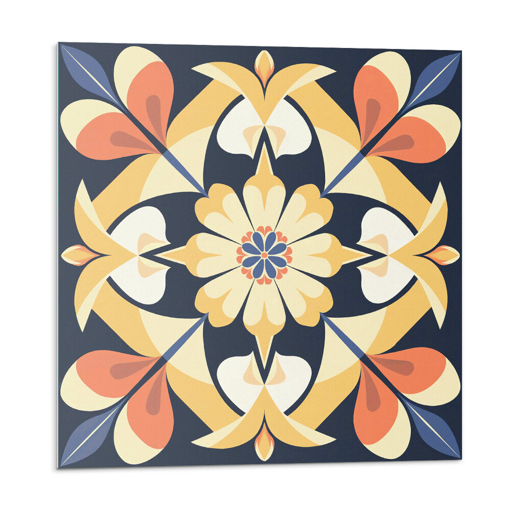 Płytki ścienne Kwiatowy wzór mandali