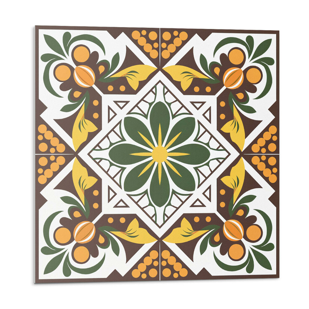 Płytki ścienne Wzór roślinny z kwiatami