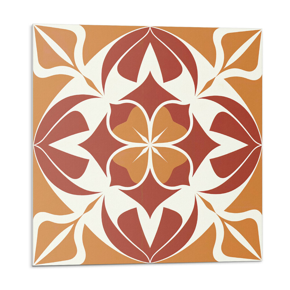 Samoprzylepne płytki Symetryczny wzór roślinny