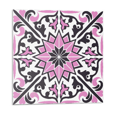 Samoprzylepne płytki Wzór kwiatowy z ornamentami