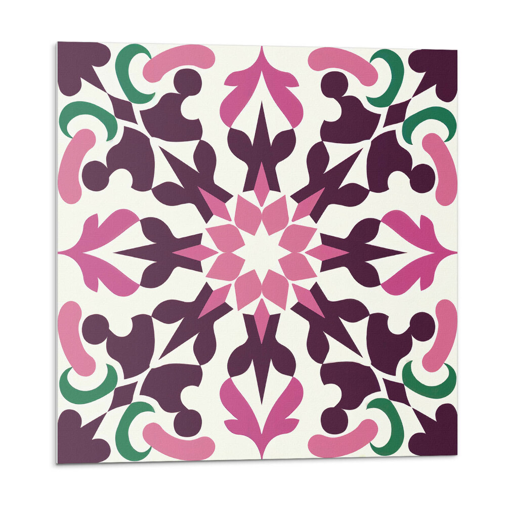 Kafelki samoprzylepne Symetryczny wzór roślinny