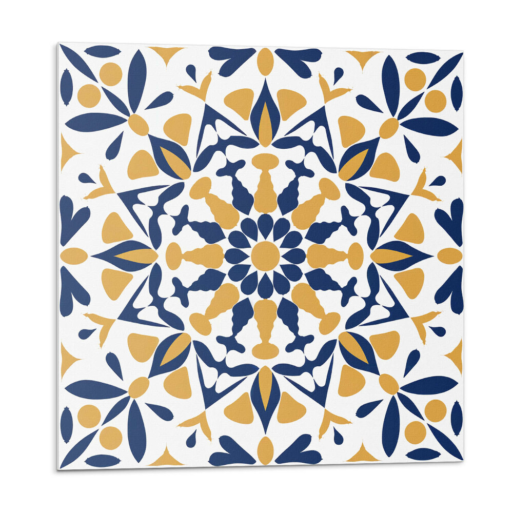 Kafelki samoprzylepne Wzór kwiatowy w symetrii