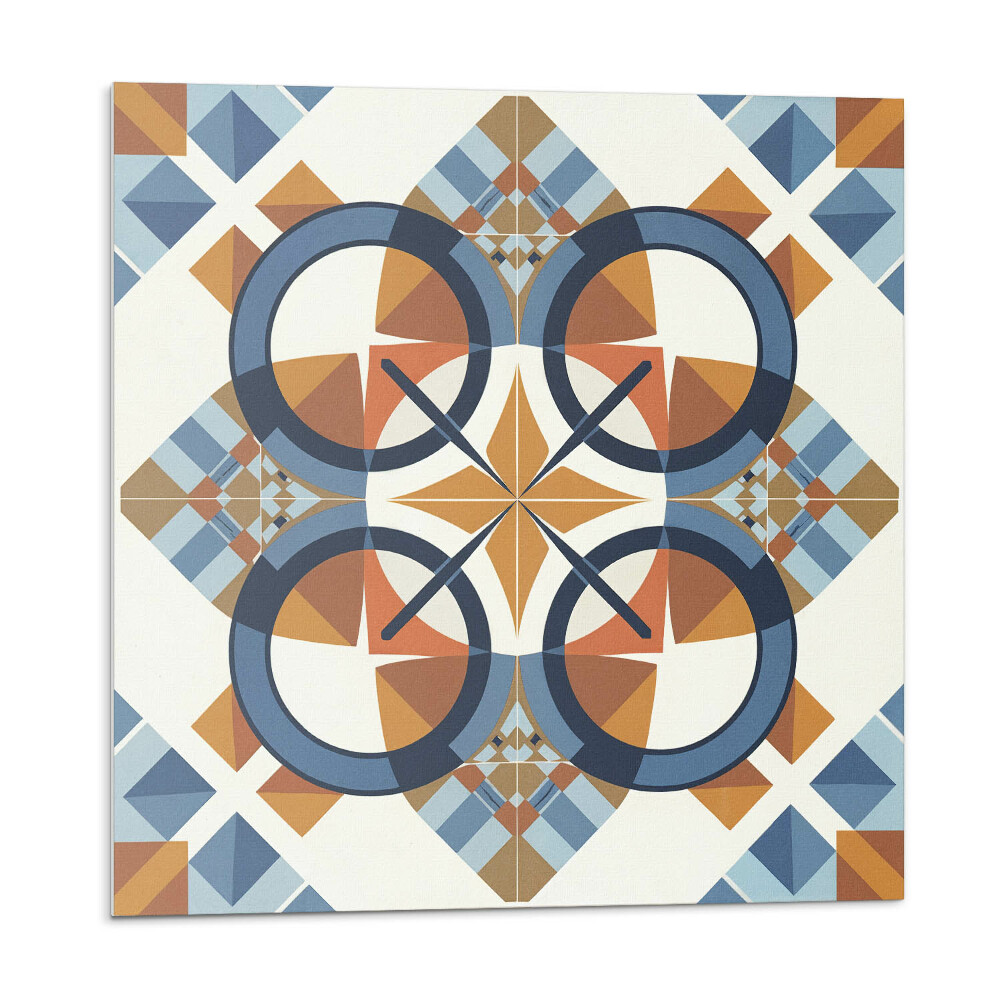 Kafelki samoprzylepne Geometryczny wzór z okręgami