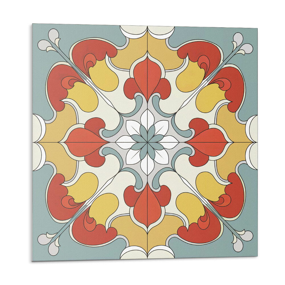 Płytki ścienne Kwiatowy wzór mandali