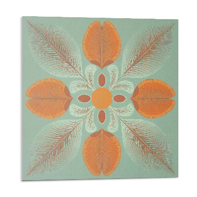 Kafelki samoprzylepne Kwiatowy wzór z liśćmi