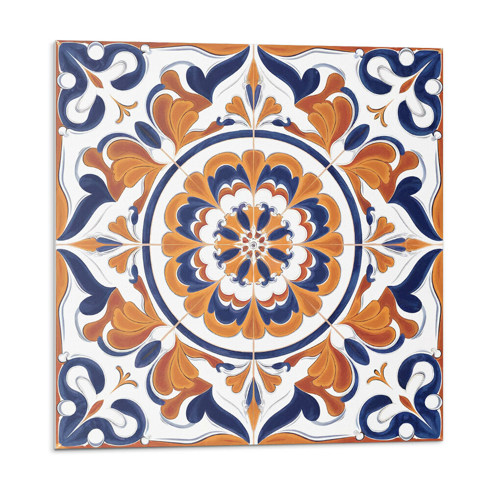 Płytki ścienne Kwiatowy wzór w okręgu