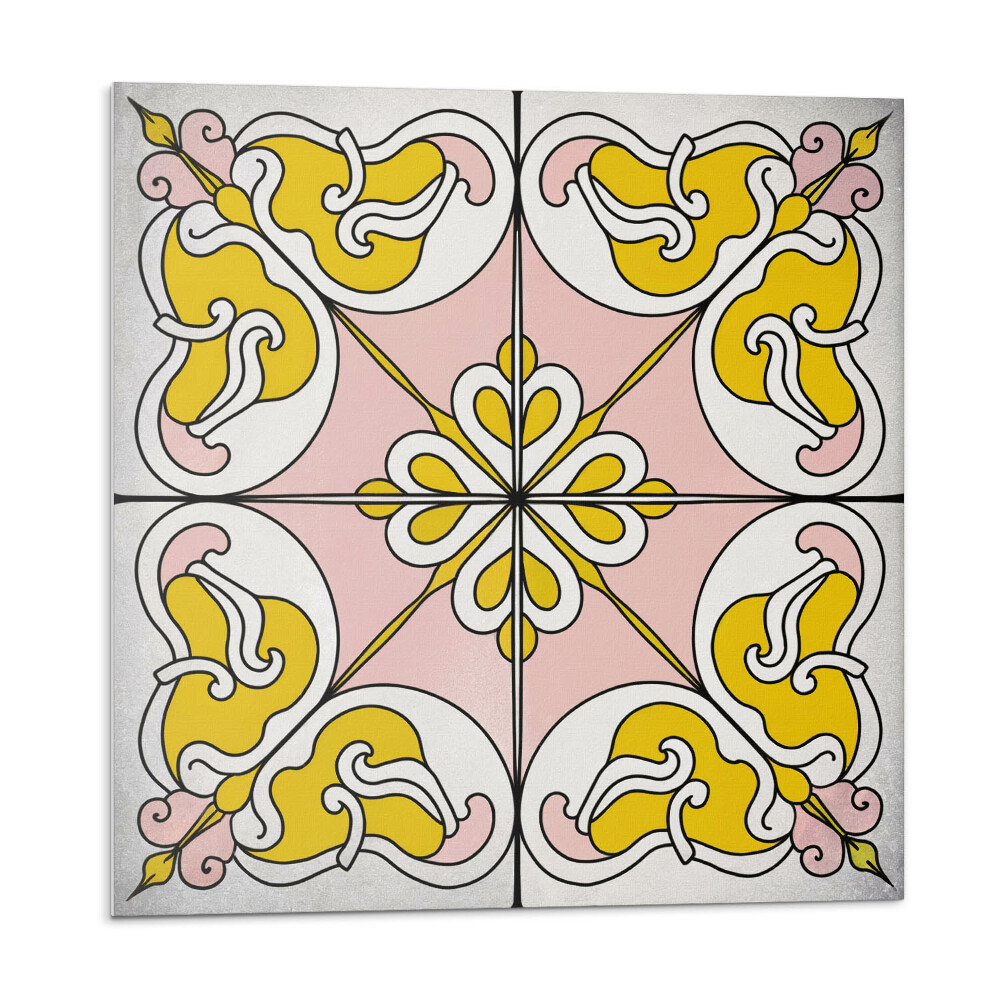 Samoprzylepne płytki Wzór kwiatowy w płytkach