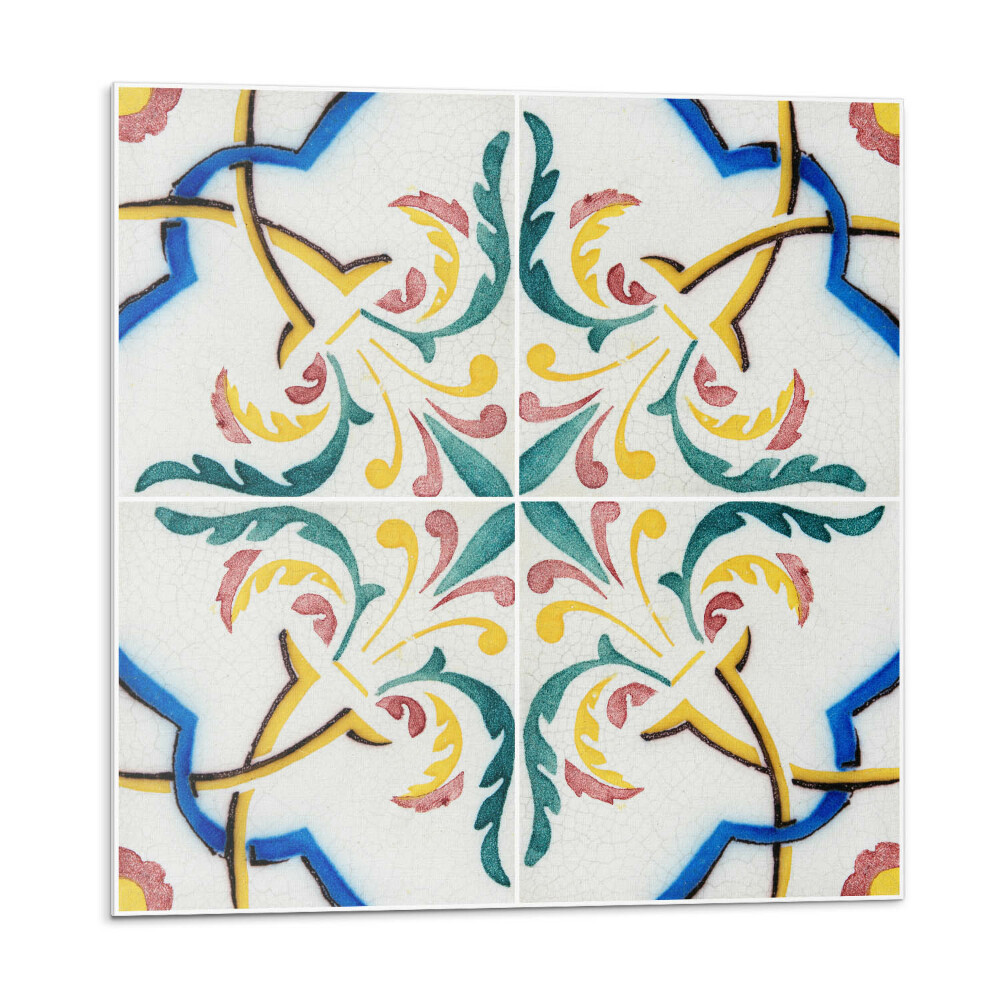 Kafelki samoprzylepne Wzór roślinny z ornamentami