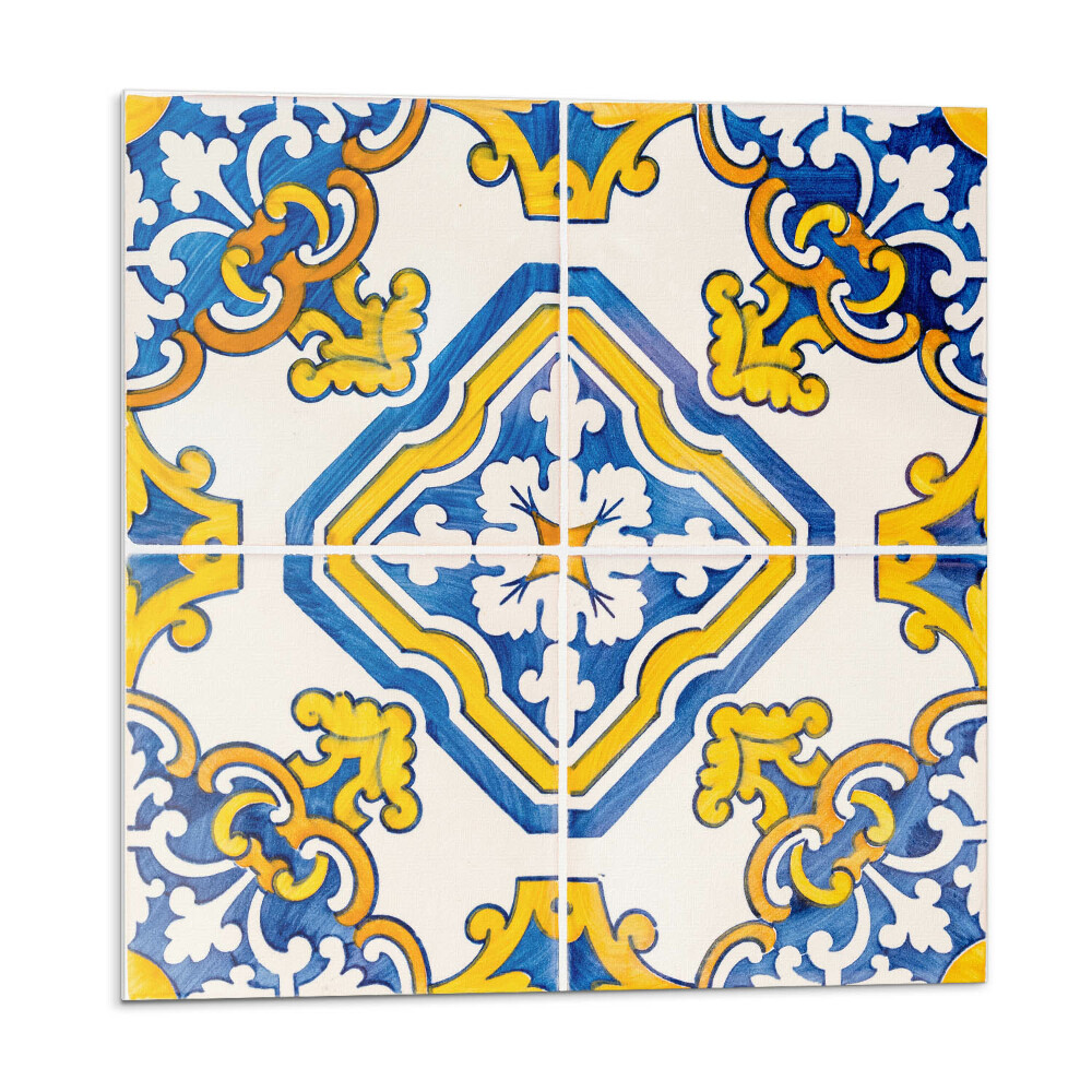 Płytki ścienne Wzór mozaiki z kwiatami