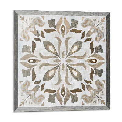 Kafelki samoprzylepne Wzór kwiatowy z symetrią