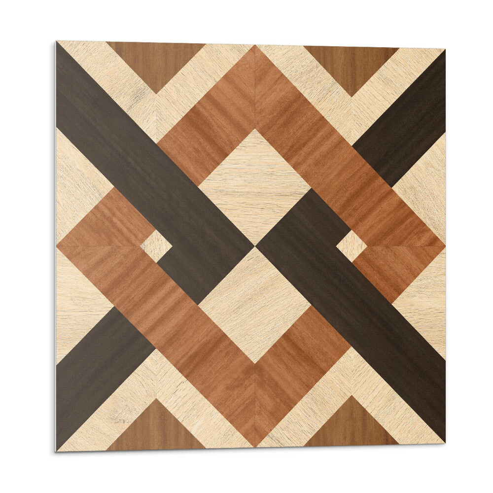 Płytki ścienne Wzór geometryczny z drewna