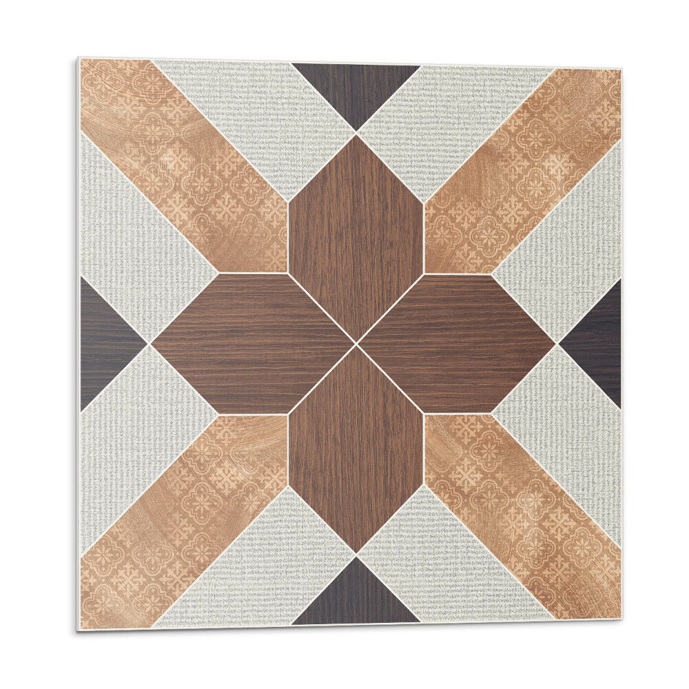 Samoprzylepne płytki Wzór geometryczny z motywem