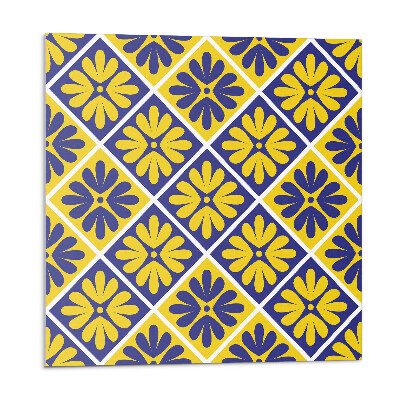 Kafelki samoprzylepne Wzór kwiatowy w rombach