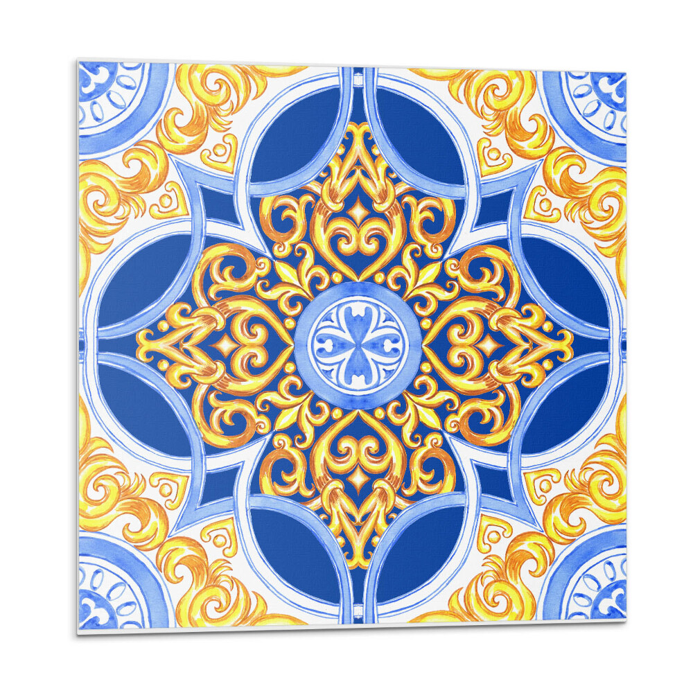 Kafelki samoprzylepne Wzór dekoracyjny z motywem florystycznym