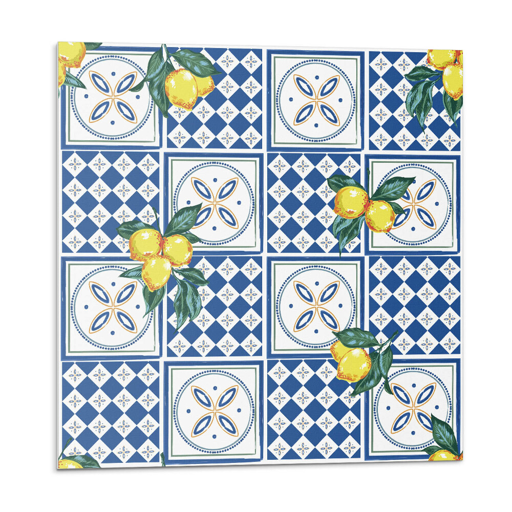 Samoprzylepne płytki Motyw cytrynowy na płytkach