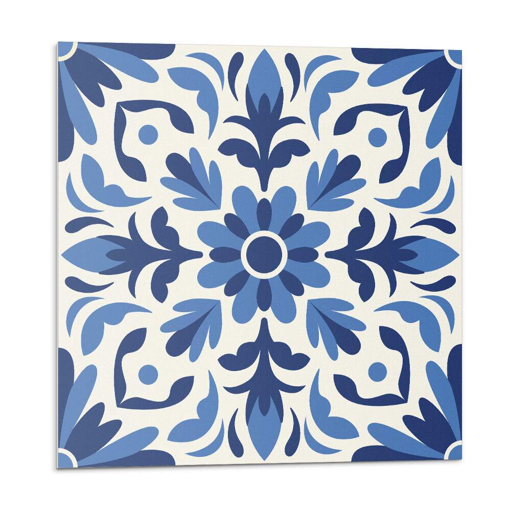 Samoprzylepne płytki Wzór kwiatowy z liśćmi