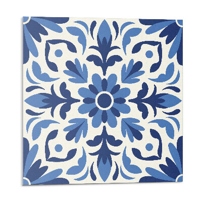 Samoprzylepne płytki Wzór kwiatowy z liśćmi