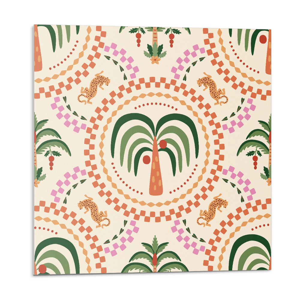 Kafelki samoprzylepne Tropikalny wzór roślinny